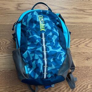 CamelBak Scout Blue and Gray Camo Hydration Backpack